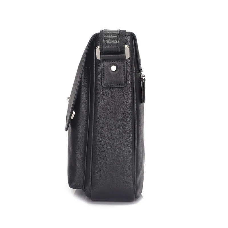 Genuine Leather Shoulder & Crossbody Bag – Versatile for Men