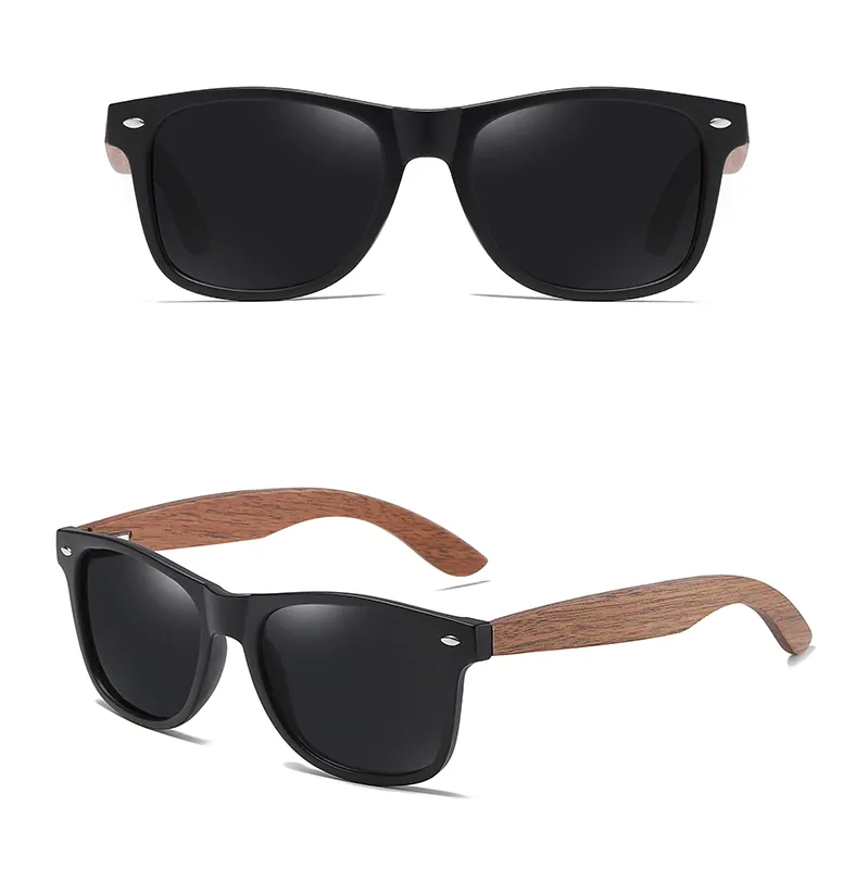 GM Wood Sunglasses - Retro Black