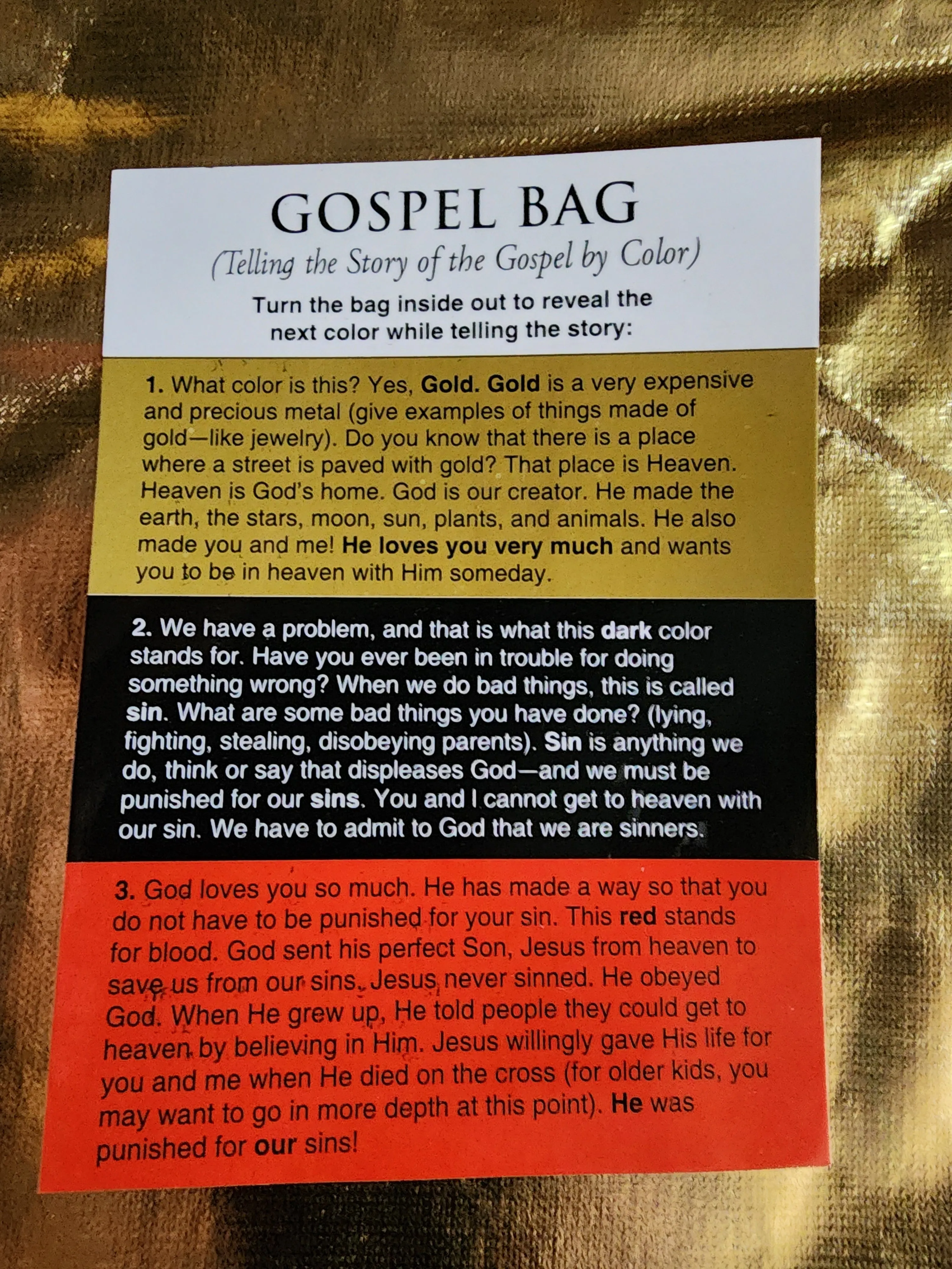 Gospel Bag - Unknown Maker (SM4)