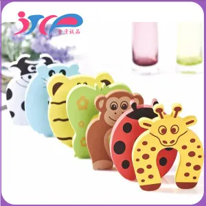 Hot sale baby safety cartoon animal Gates & Doorways Toddler finger protector Door pinch Guard