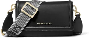 Jet Set Small Phone Web Strap Crossbody Bag MICHAEL Michael Kors, black