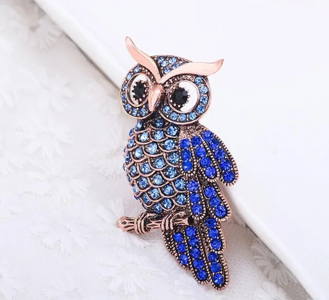 Jqueen 2017 New Brooch Retro Owl Clothing Accessories Hot Pin Charming Chic High-grade Unisex Individuality Gift Hot Sale