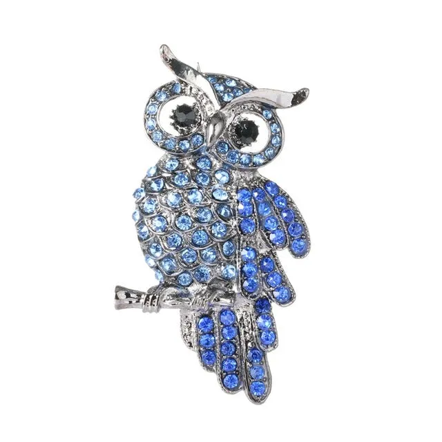 Jqueen 2017 New Brooch Retro Owl Clothing Accessories Hot Pin Charming Chic High-grade Unisex Individuality Gift Hot Sale