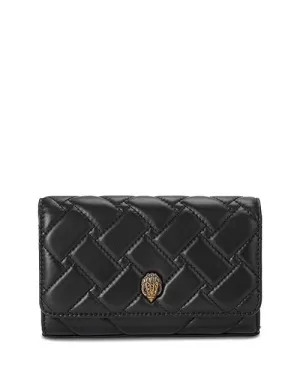 Kensington KURT GEIGER LONDON Extra Mini Quilted Leather Clutch Black