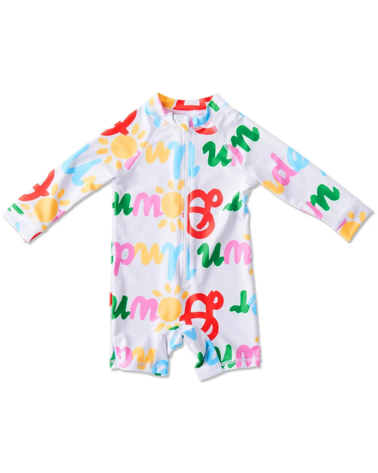 Kip & Co x Ken Done Down Under Baby Long Sleeve Zip Bathers