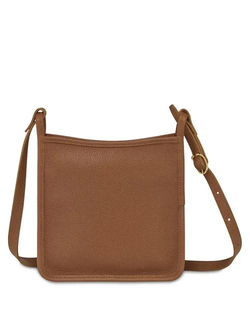 Le Foulon&;eacute; Longchamp Small Leather Zip Crossbody Bag, Brown