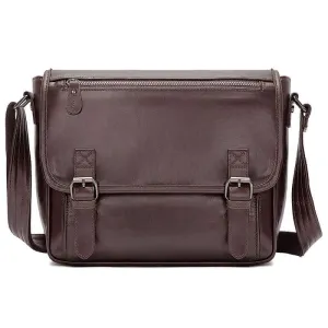 Leather Messenger Bag for Men - Shoulder & Crossbody