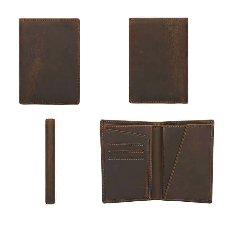 Leather Passport Holder with RFID Protection | NZ Travel Essentials