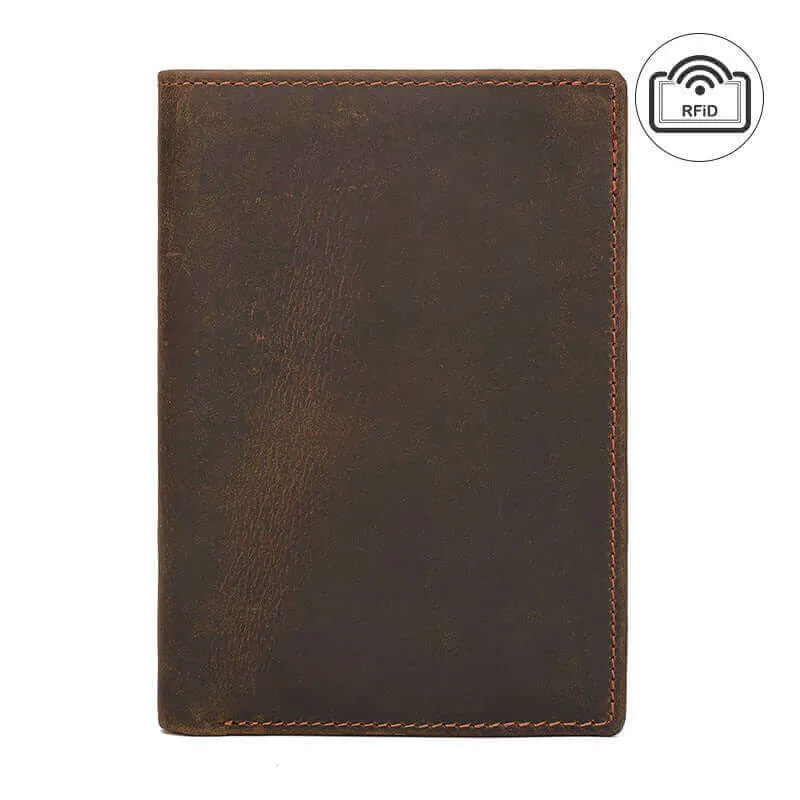 Leather Passport Holder with RFID Protection | NZ Travel Essentials