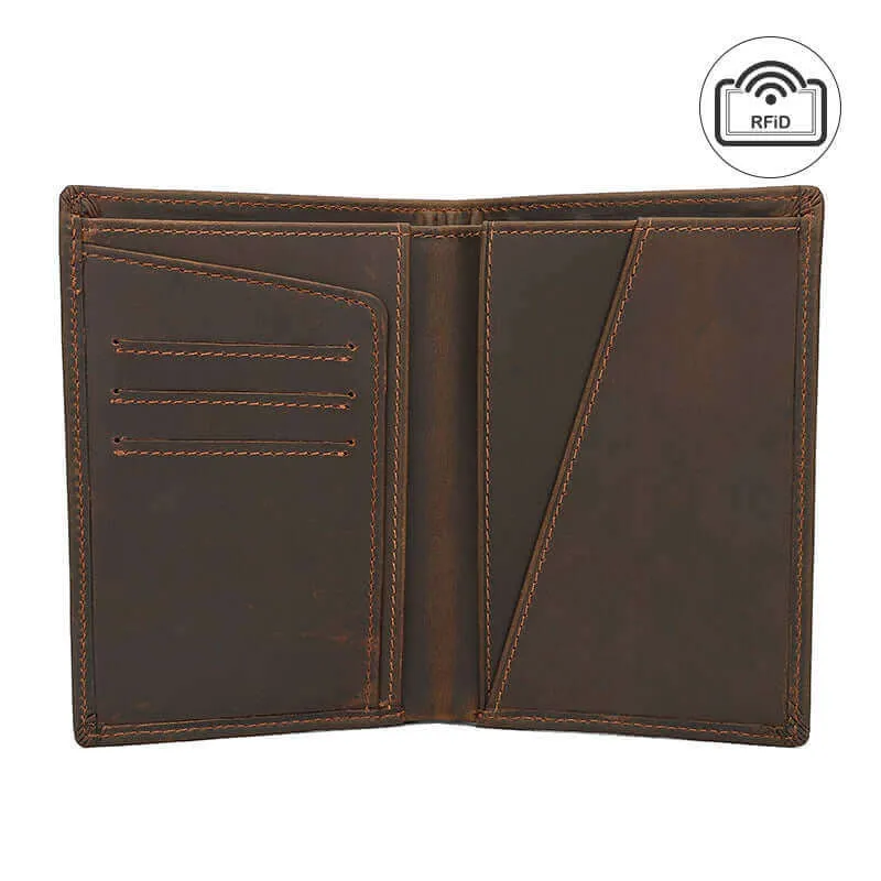 Leather Passport Holder with RFID Protection | NZ Travel Essentials