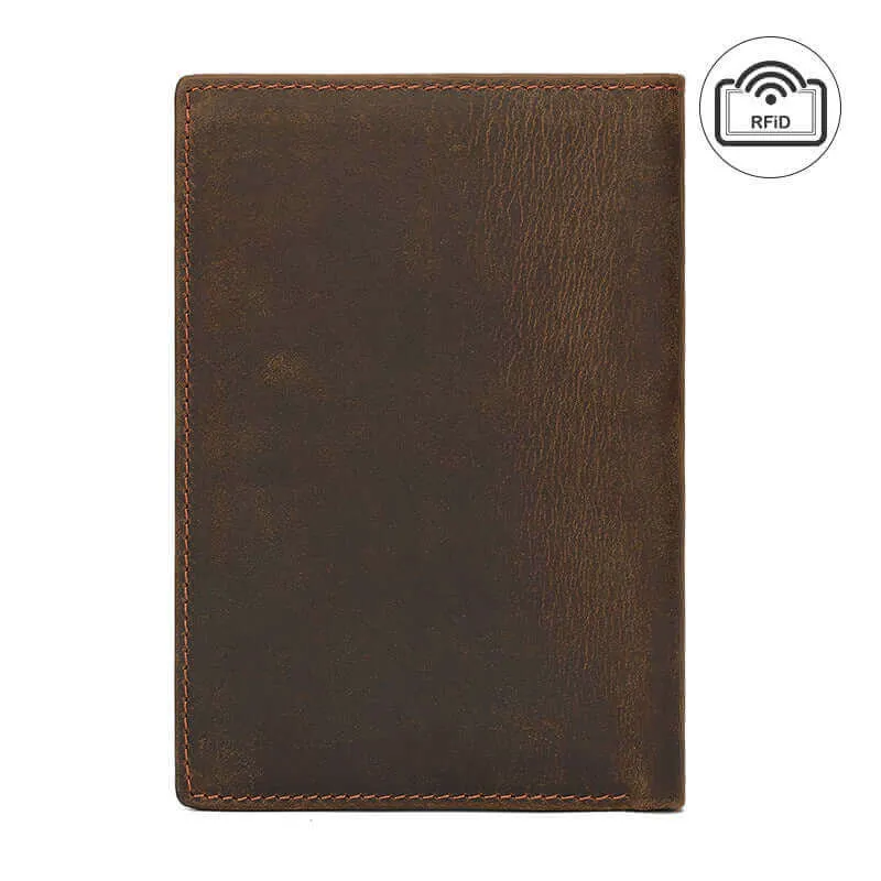 Leather Passport Holder with RFID Protection | NZ Travel Essentials