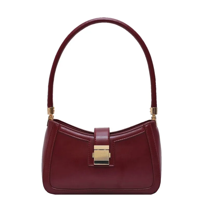 Leather shoulder bag for women