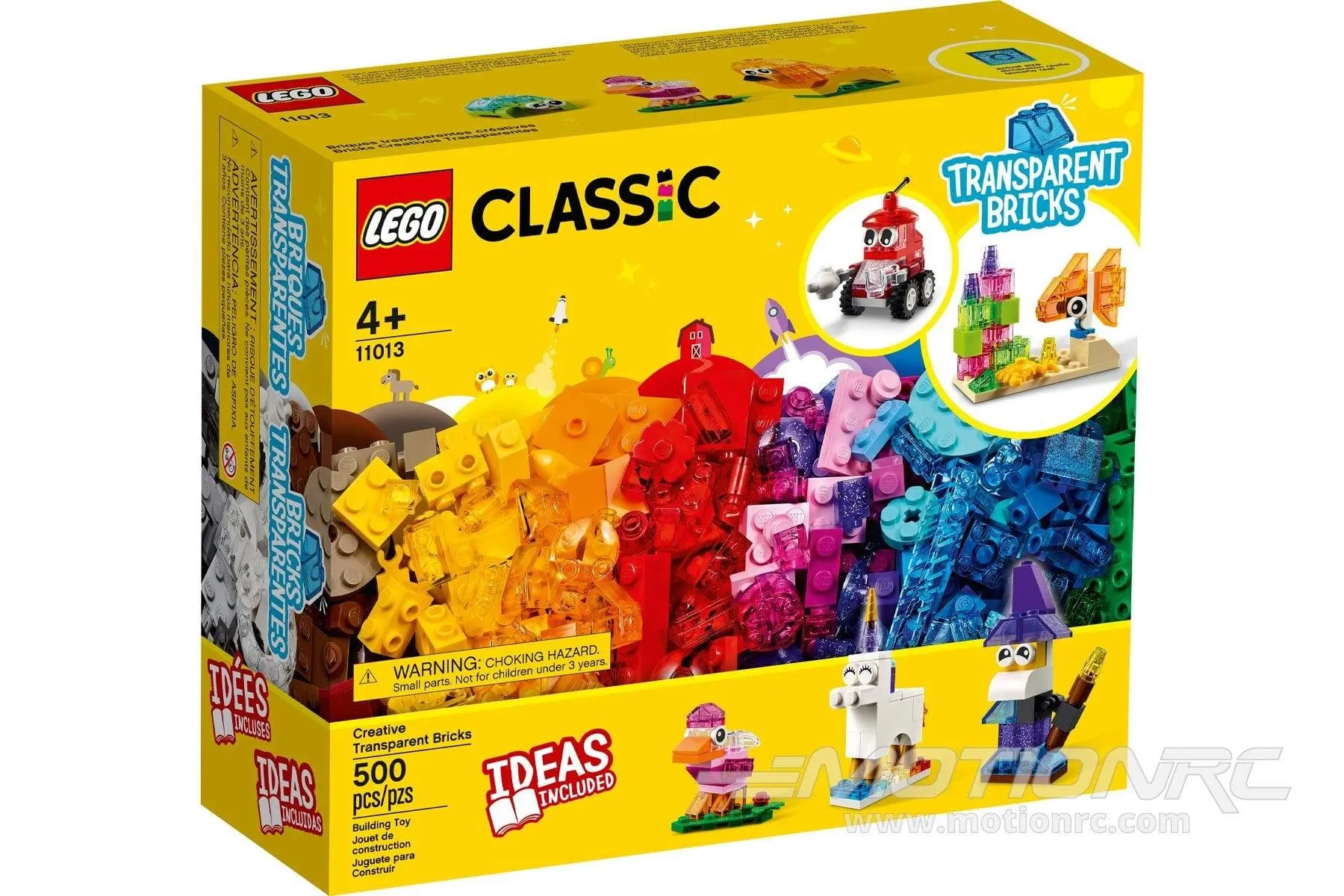 LEGO Classic Creative Transparent Bricks