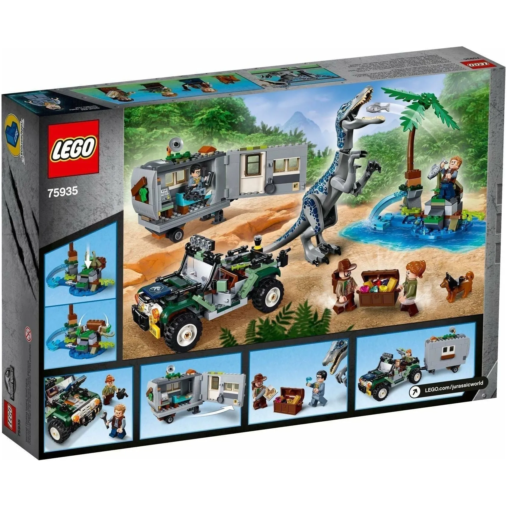 LEGO Jurassic World 75935 Baryonyx Face-Off: The Treasure Hunt