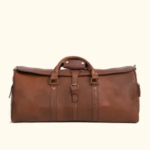 Limited Edition Roosevelt Leather Duffle Bag | Buffalo Grain