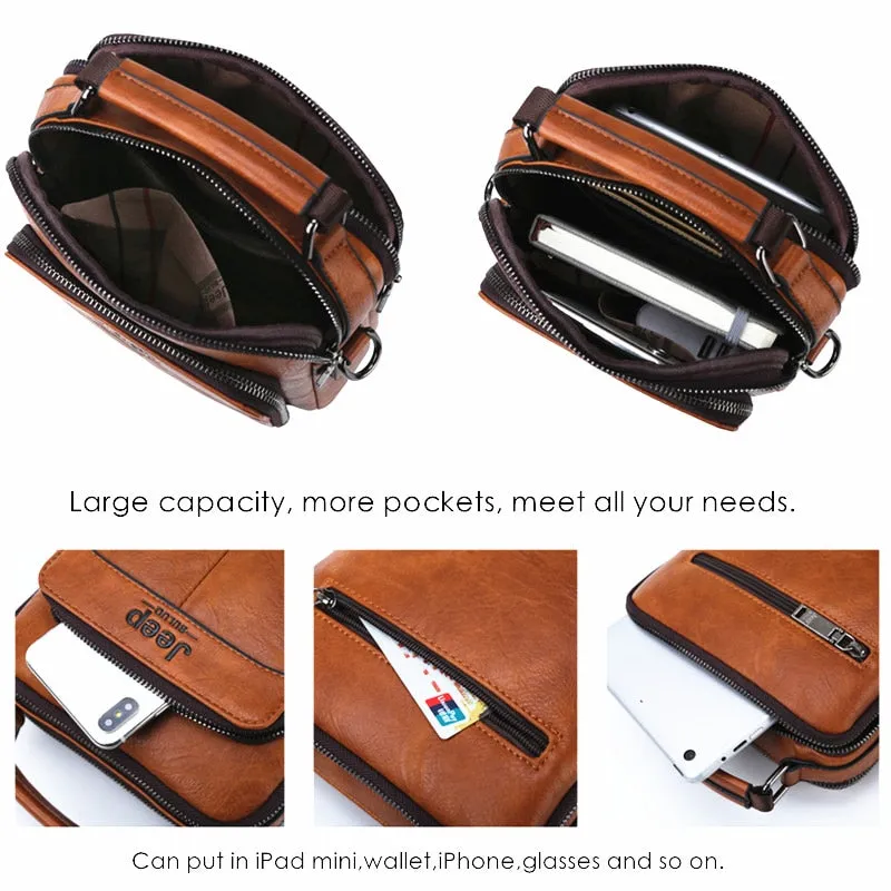 Male Crossbody Shoulder Messenger Bags Men Handbag High Quality Split Leather Man Bag Fashion Bags