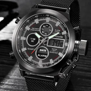 Men's Belt LED Electronic Sports Watch