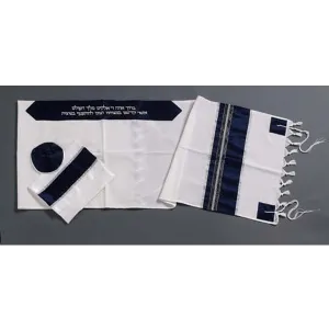 Men's Wool Tallit For Jewish Prayer