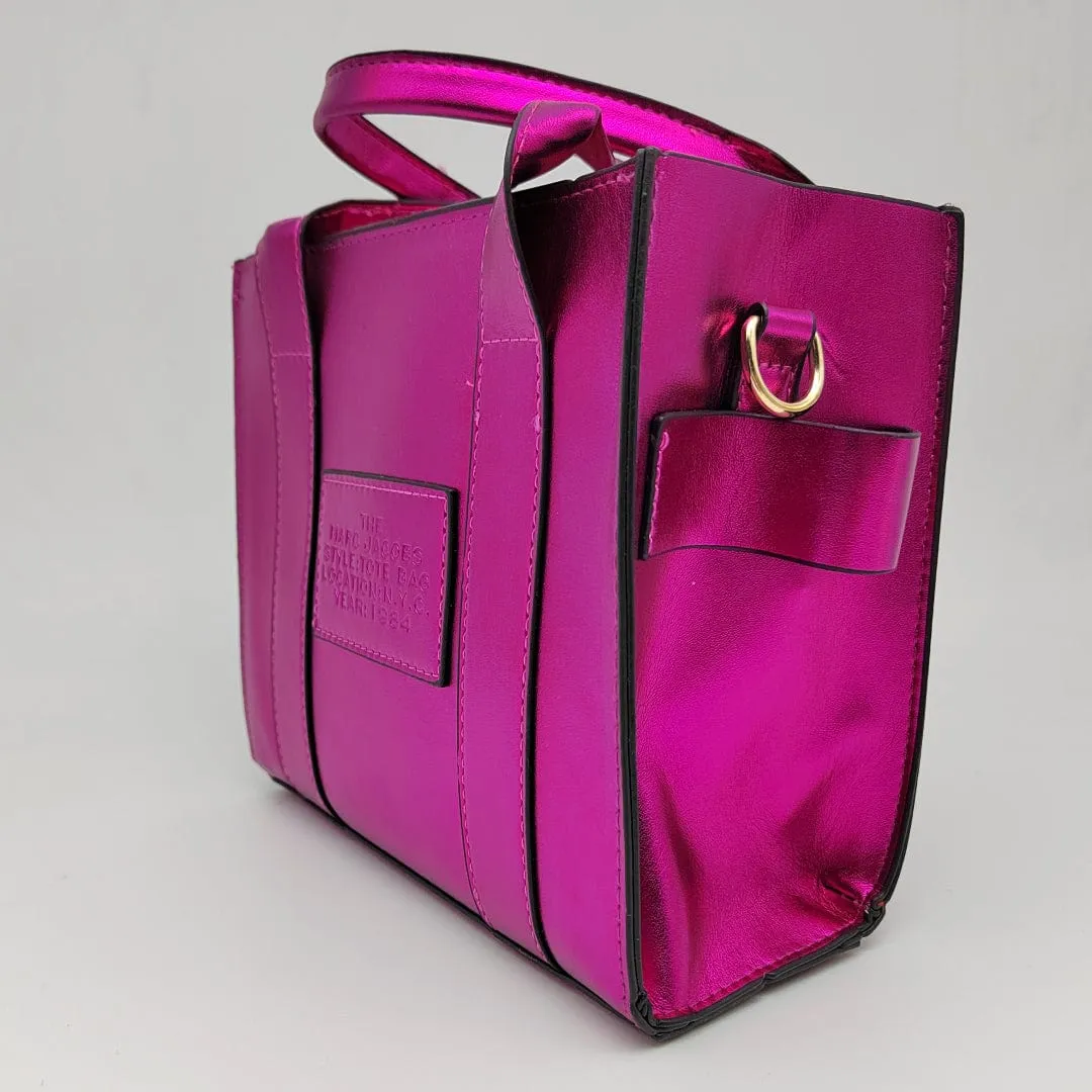 MJ New Big Bags - Fuchsia Metallic