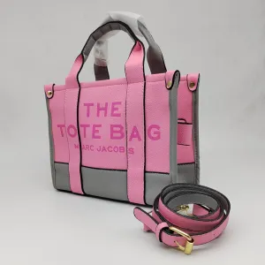 MJ TOTE Bags (LEATHER) - Pink