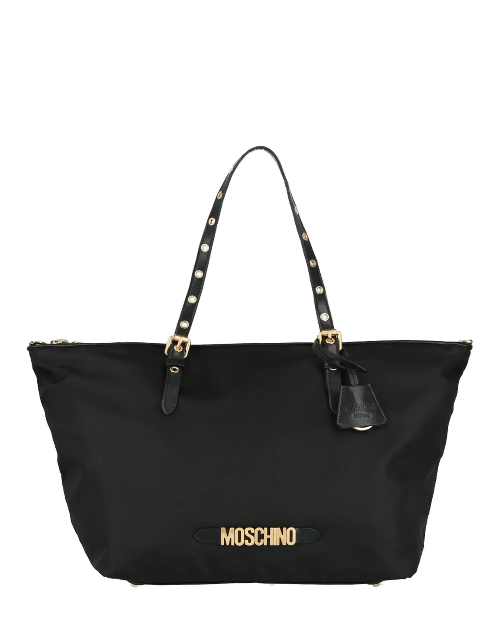 Moschino Signature Logo Nylon Tote Bag