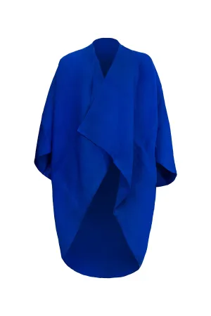 NEW! Petite LINEN Kimono Cobalt Blue