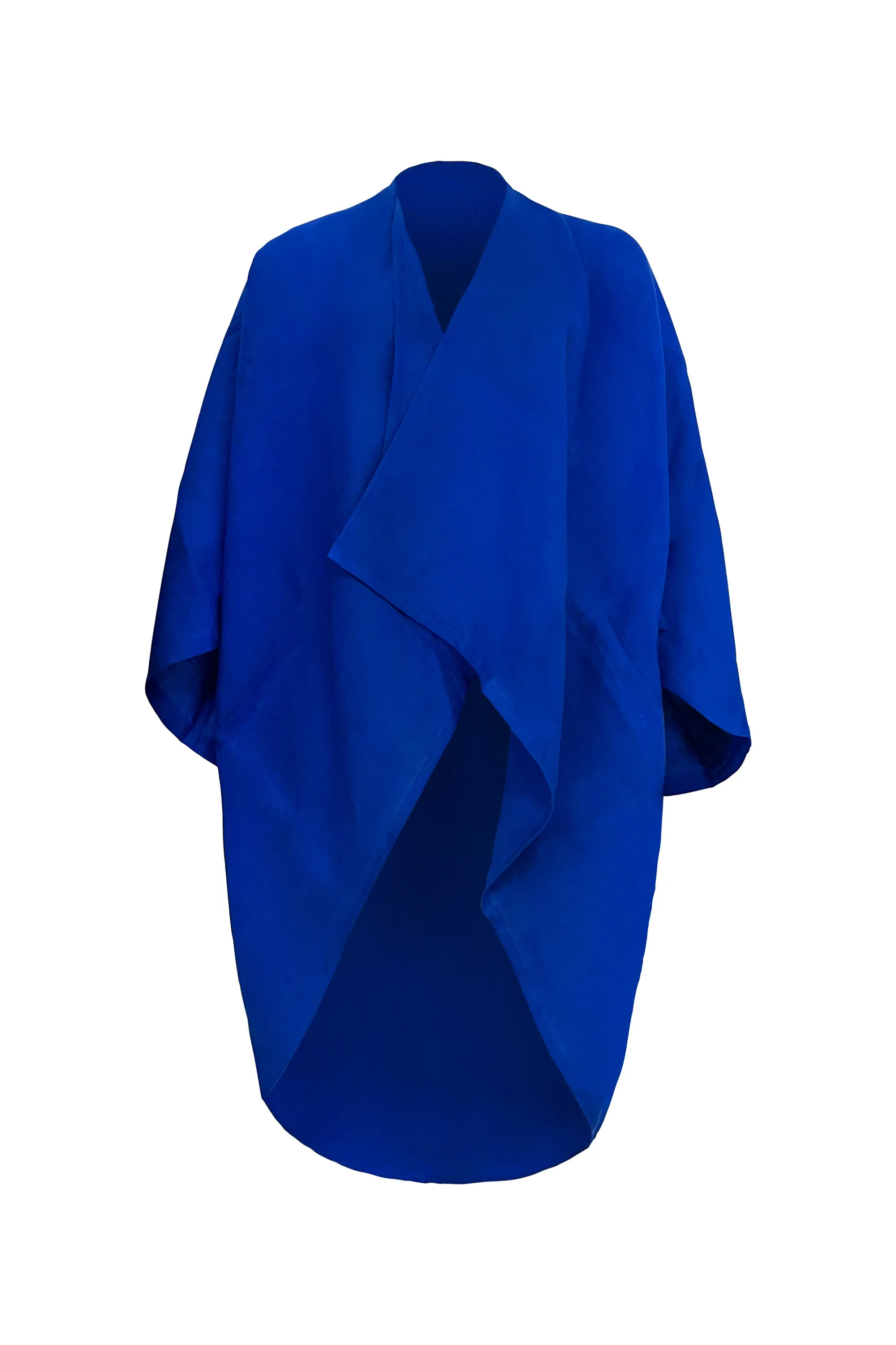 NEW! Petite LINEN Kimono Cobalt Blue