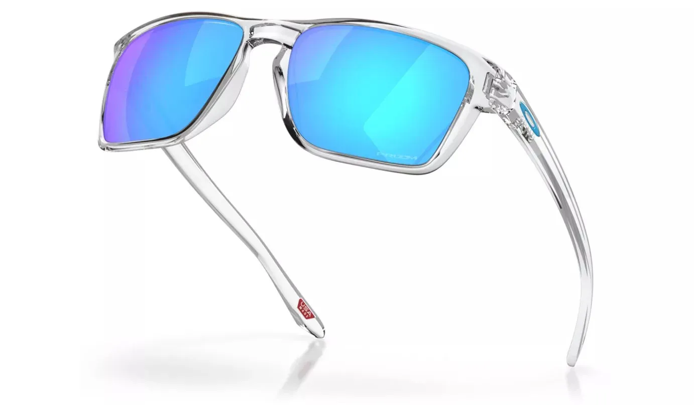 OAKLEY Sylas Sunglasses - Polished Clear - Prizm Sapphire Lens