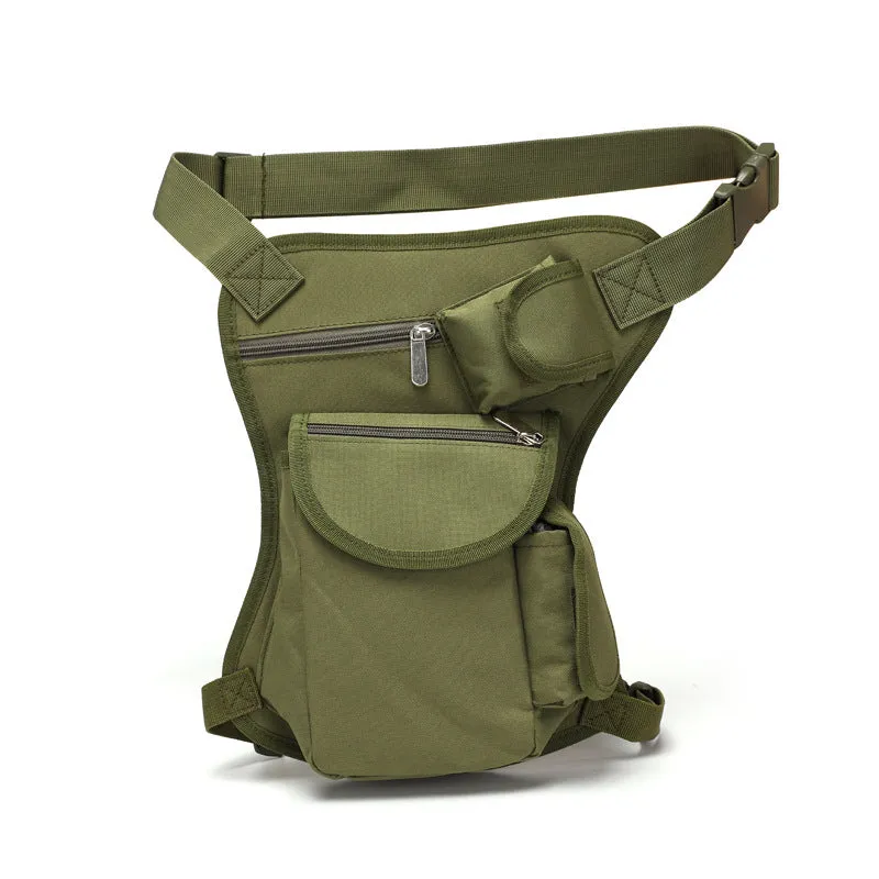 OUTDOOR CAMOUFLAGE TACTICAL LEG BAG, MULTIFUNCTIONAL WATERPROOF WAIST BAG