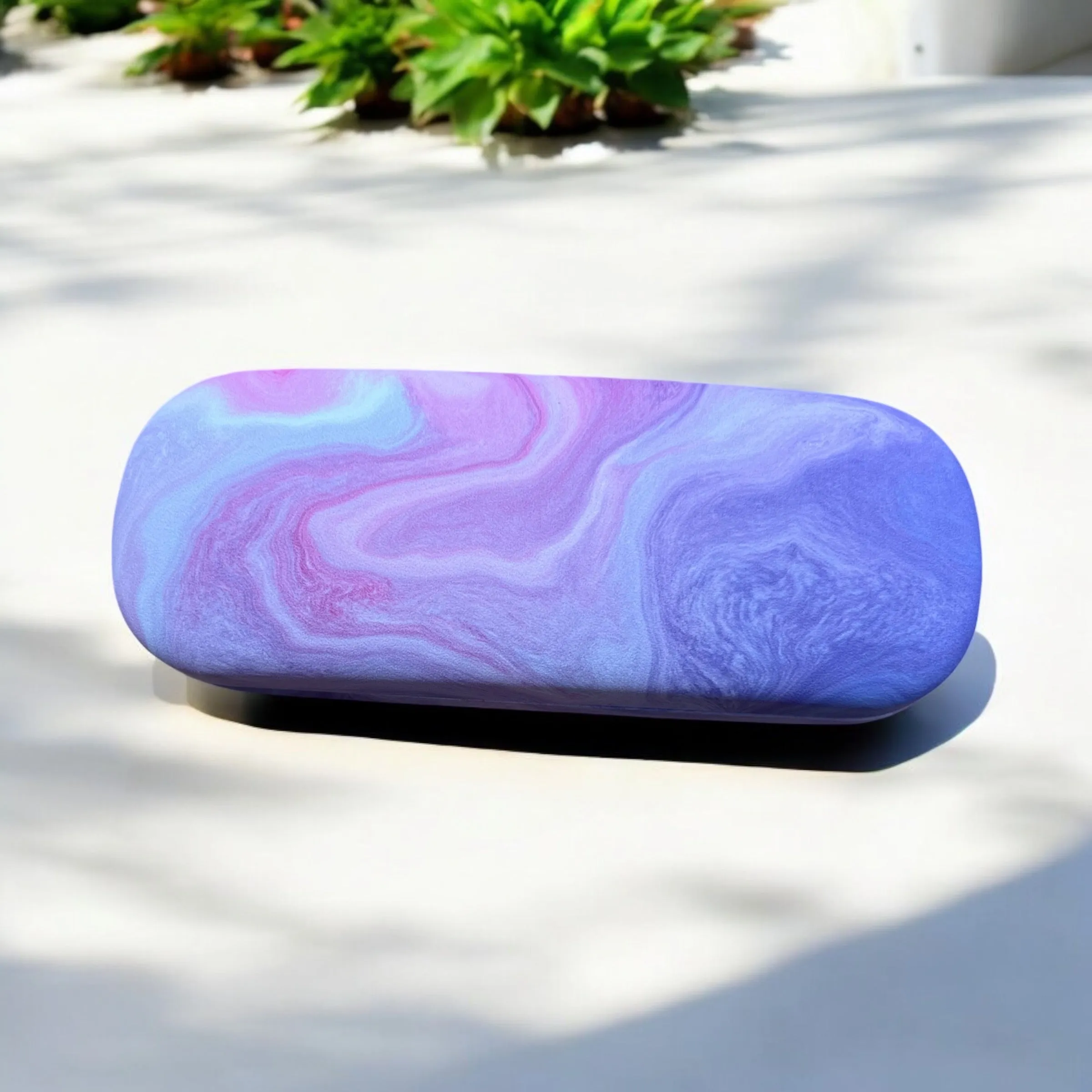 Petal Hard Glasses Case- Purple/Pink