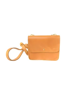 Petite Crossbody Leather Bag Tan