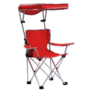 Quik Shade | Kids Shade Folding Chair - Red/Silver