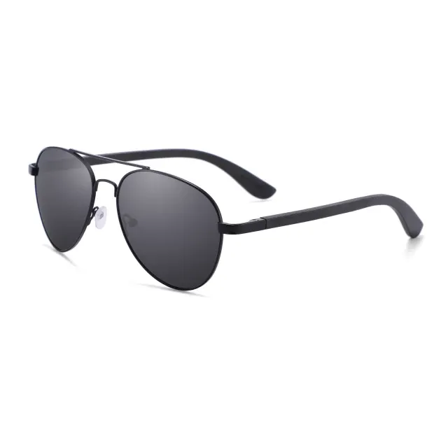 Ralferty Wood Sunglasses - Pilot Black