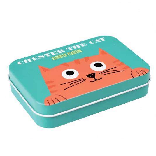 Rex London Chester The Cat Assorted Plasters In A Tin