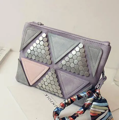 Rivet Clutch, Messenger Crossbody Bag, ipad sleeve