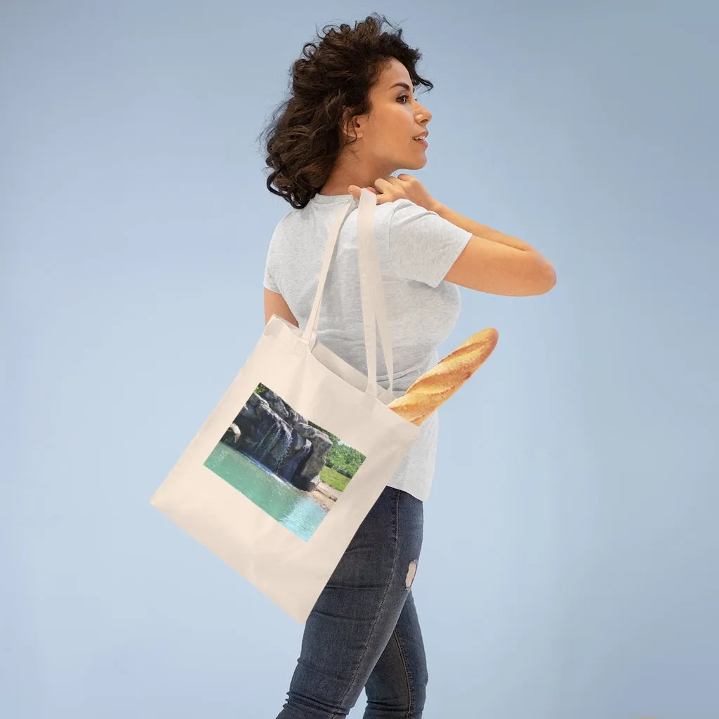 Rock Waterfall Tote Bag