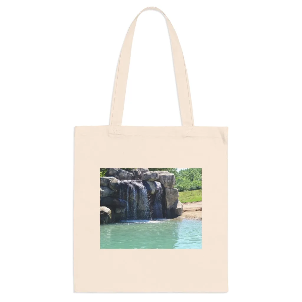 Rock Waterfall Tote Bag