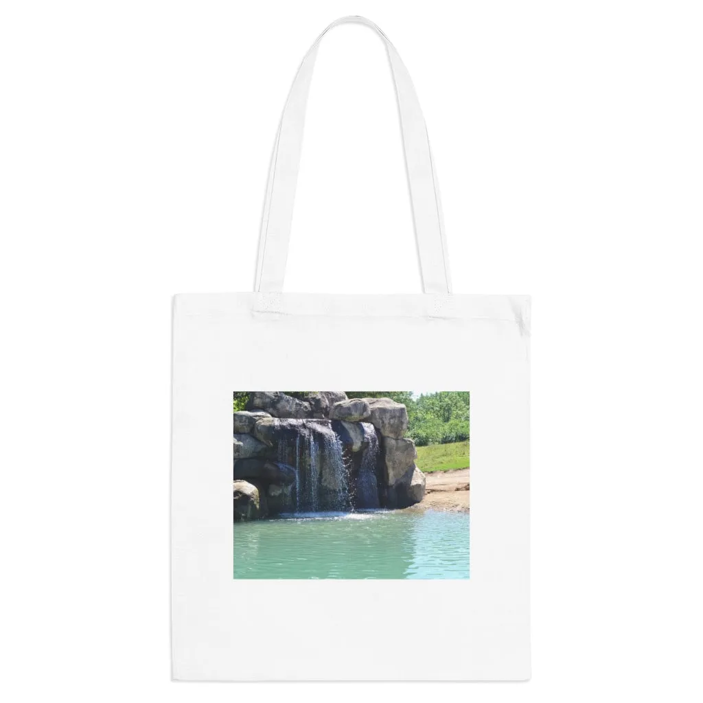 Rock Waterfall Tote Bag