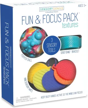 Sensory Genius: Fun & Focus Pack: Textures Fidget Set