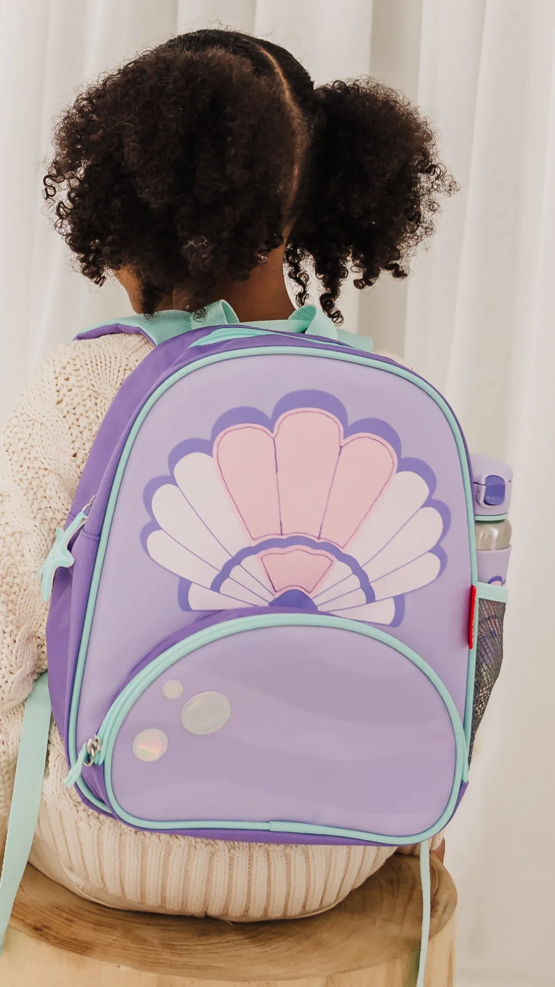 Skip Hop Spark Style Little Kid Backpack- Seashell