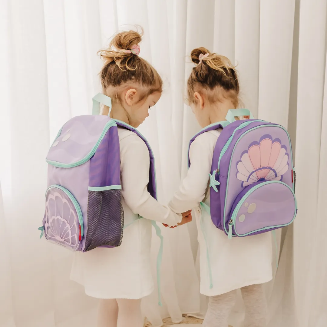 Skip Hop Spark Style Little Kid Backpack- Seashell