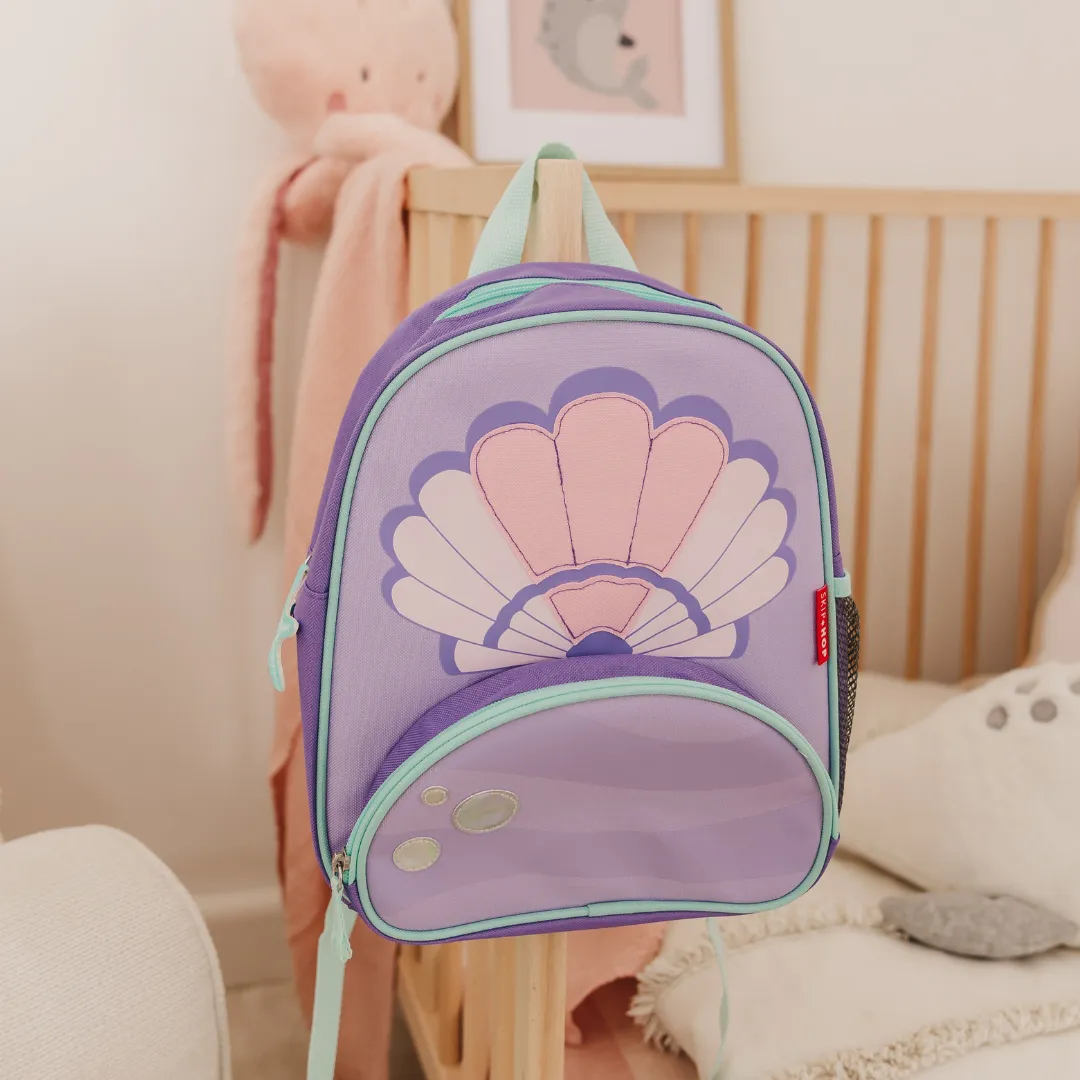 Skip Hop Spark Style Little Kid Backpack- Seashell