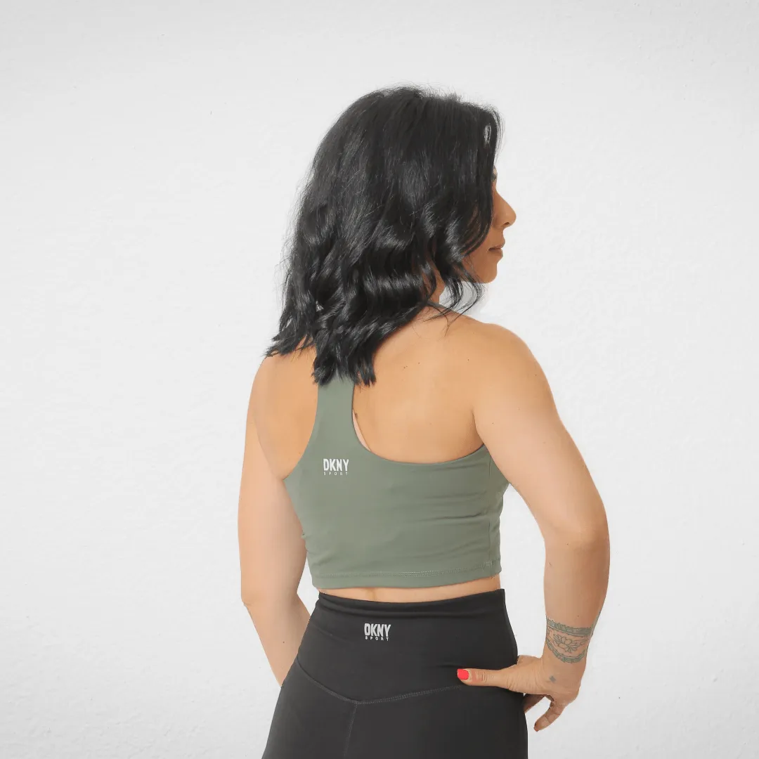 Sports Crop-top - Olive Green