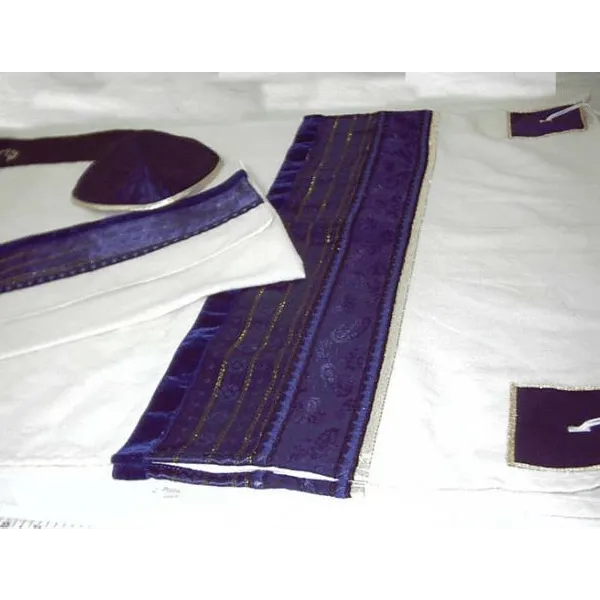 Tallit Royal Blue, Bar Mitzvah Tallit