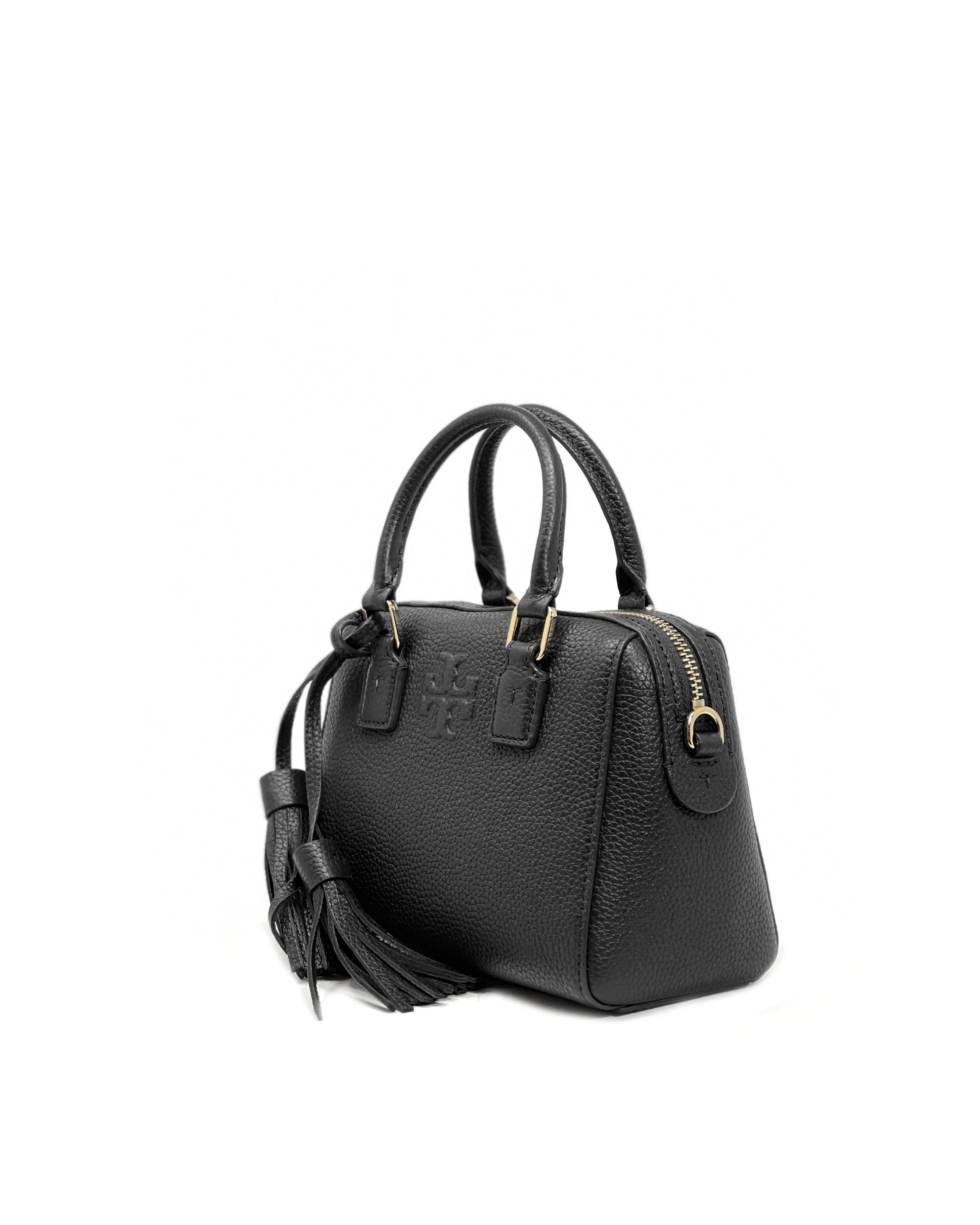 Tory Burch Black Thea Mini Web Satchel