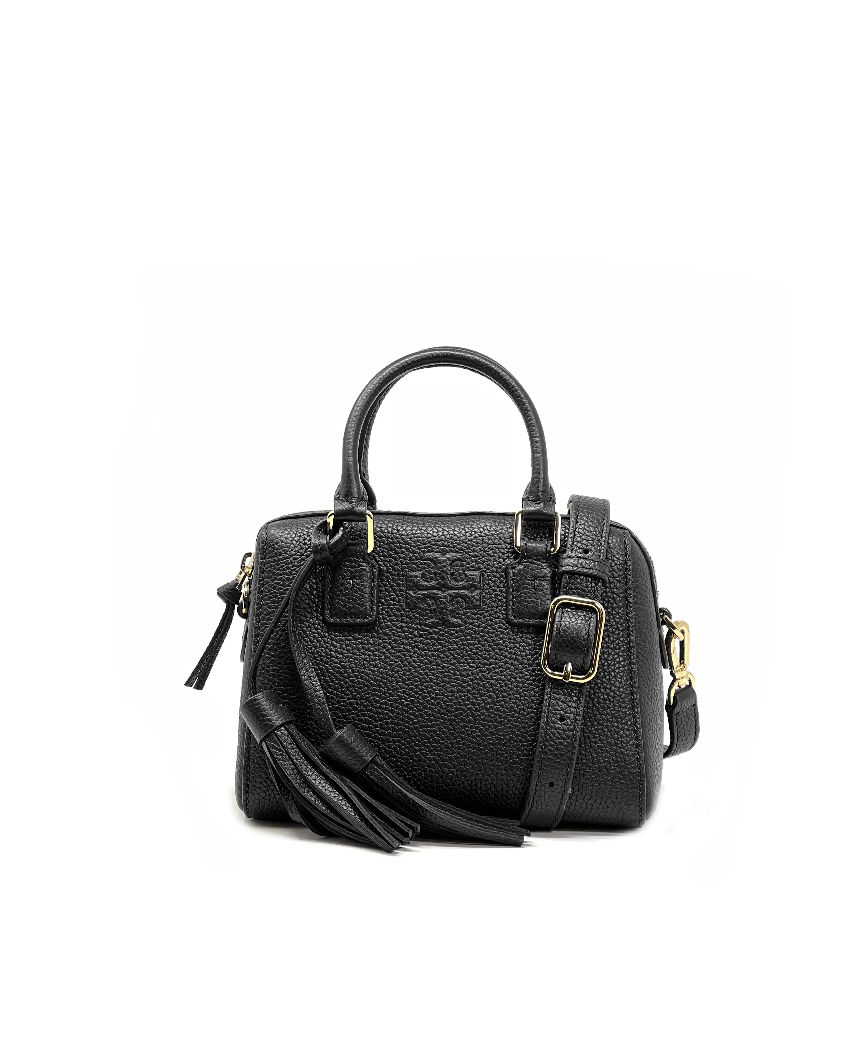 Tory Burch Black Thea Mini Web Satchel