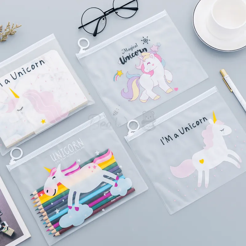 Unicorn Pencil Pouch Stationery Organiser (Pack of 12)