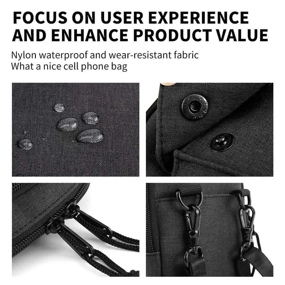 Versatile RFID Travel Crossbody Bag | Water-Resistant & Secure