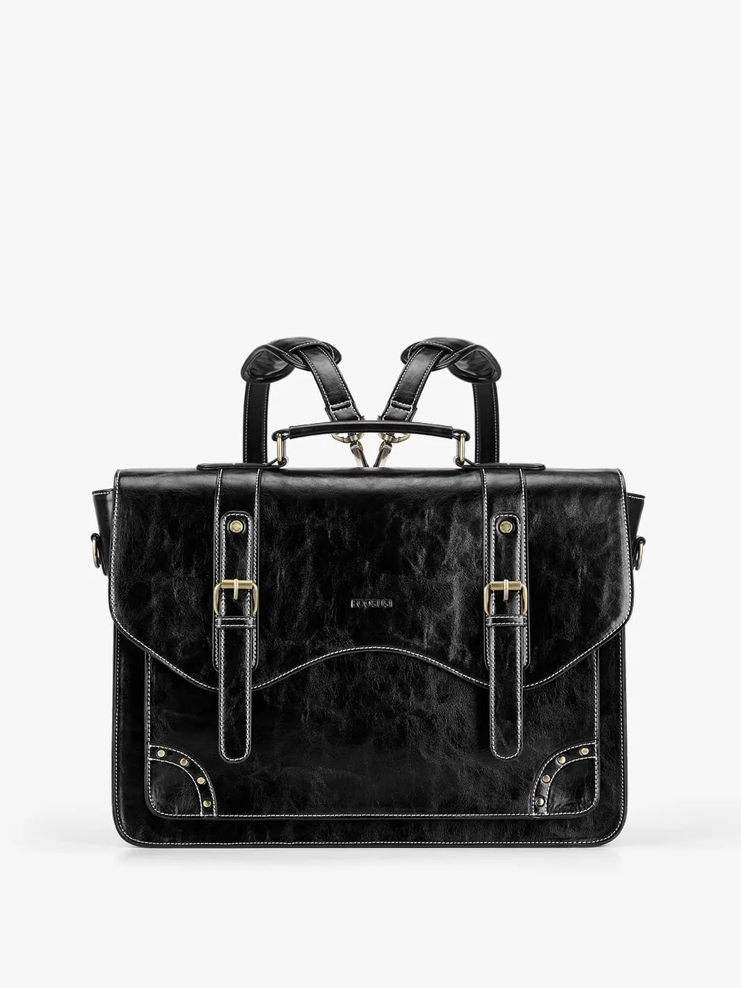 Wilder Vintage Rivet 15.6-Inch Briefcase