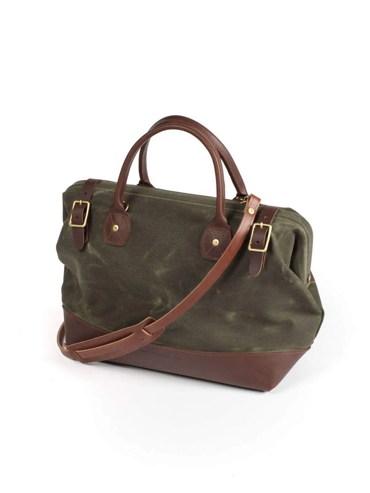 Wood&Faulk Carpenter Bag Balmoral Moss